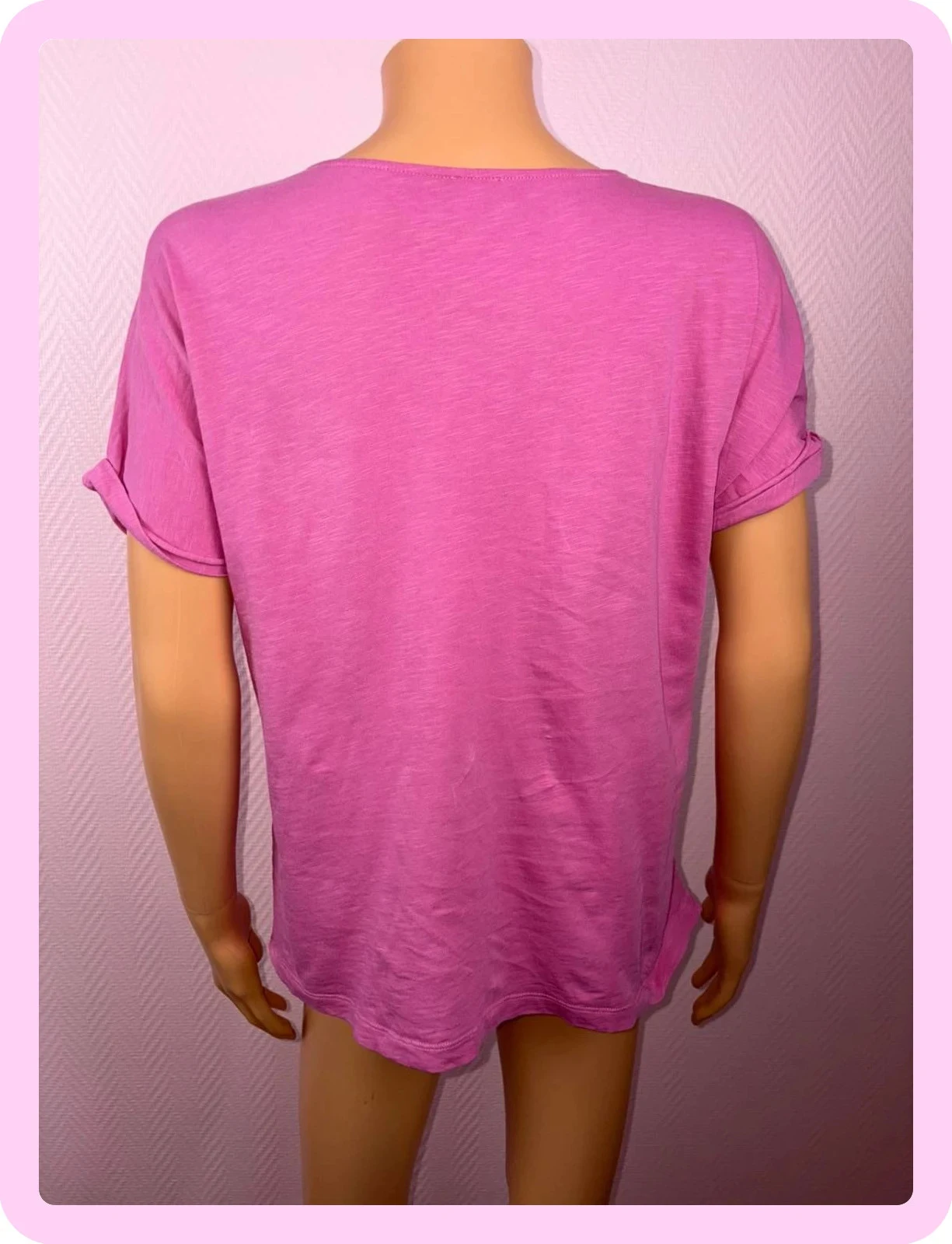 T-shirt femme des petits haut rose taille 0 34 – photo 4